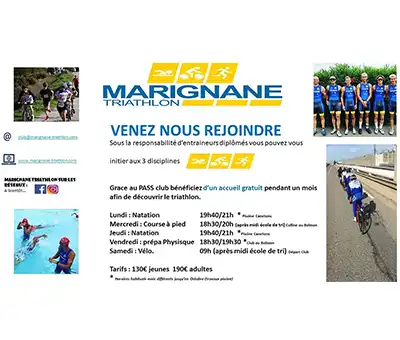 flyer recrutement jeunes - Marignane Triathlon
